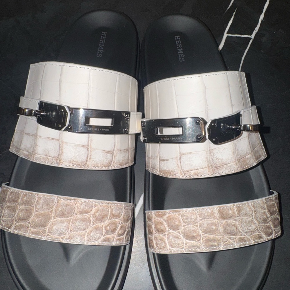 Hermes 2025 Jackson’s in Himalaya on Ruthenium Hardware (Size 46) - Picture 5 of 11